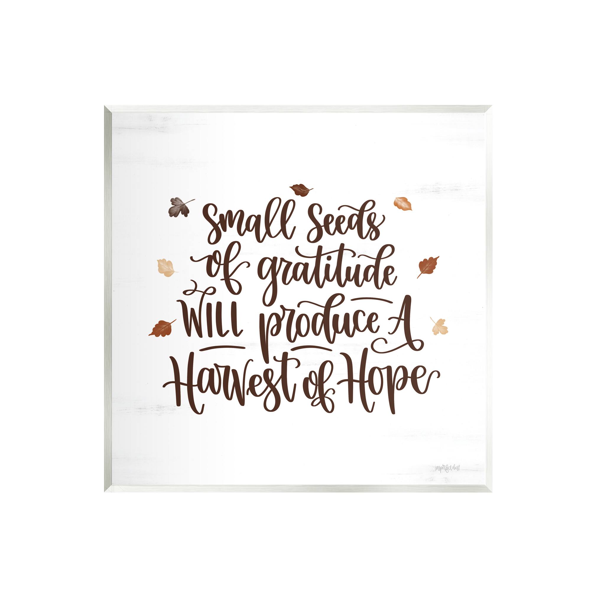 Stupell Industries Harvest of Hope Phrase Wall Plaque Art